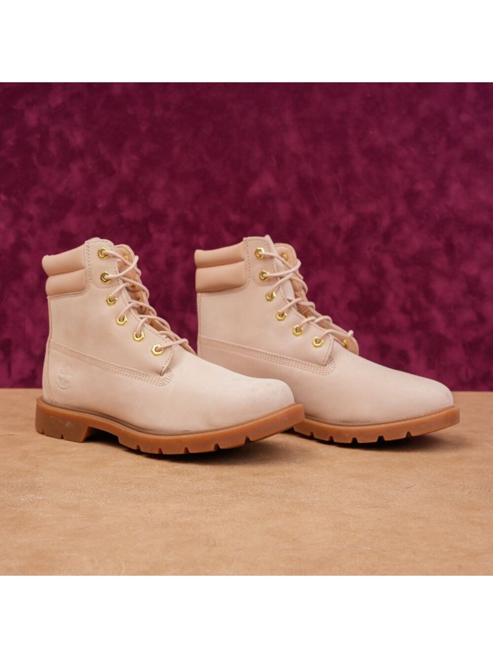 Timberland Women Linden Woods Rose Pink 6in Streetwear Utility Boots sz 10